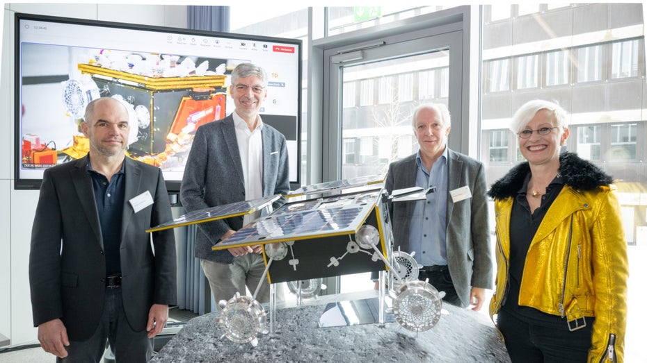 Idefix ist klein und leistungsfähig. Der 25-Kilo-Rover soll den Zwergmond Phobos untersuchen. (Bild: DLR) Idefix: Dieser winzige Rover soll bald Marsmond Phobos erkunden
