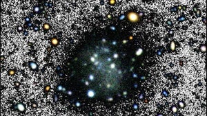 Fast unsichtbar: Galaxie „Nube” stellt das Modell der dunklen Materie in Frage
