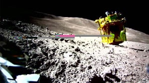 Falsch herum auf dem Mond: Japan zeigt erste Bilder von gelandeter Sonde