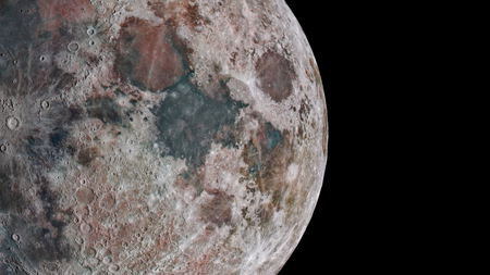 Dieses spektakuläre Bild vom Mond besteht aus fast 250.000 einzelnen Fotos