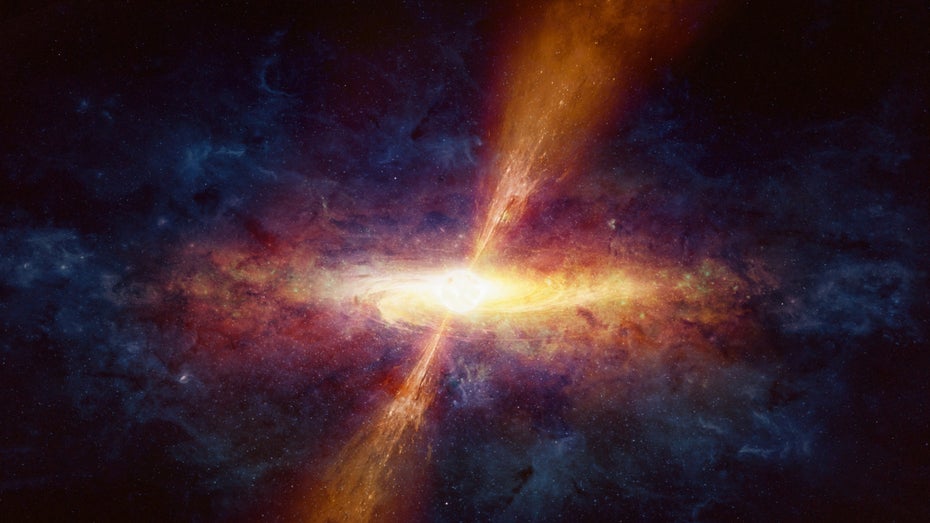Ein riesiges schwarzes Loch treibt das hellste bekannte Objekt im Universum an