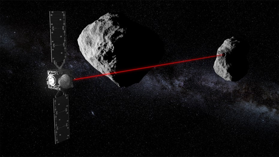 Hera soll den Asteroiden untersuchen. (Foto: Esa – Science Office) Dart-Mission könnte Asteroiden stärker beschädigt haben als angenommen