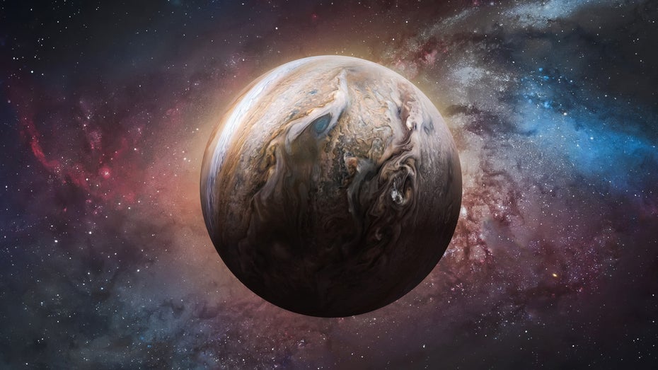 Jupiter-Entstehung: Simulationen legen nahe, dass er flach wie ein Smartie war