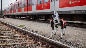 Graffiti-Sprayer aufspüren: Roboterhund Spot geht für die Bahn auf Streife