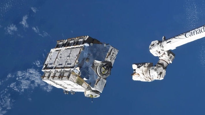 ISS-Batteriepaket Erde