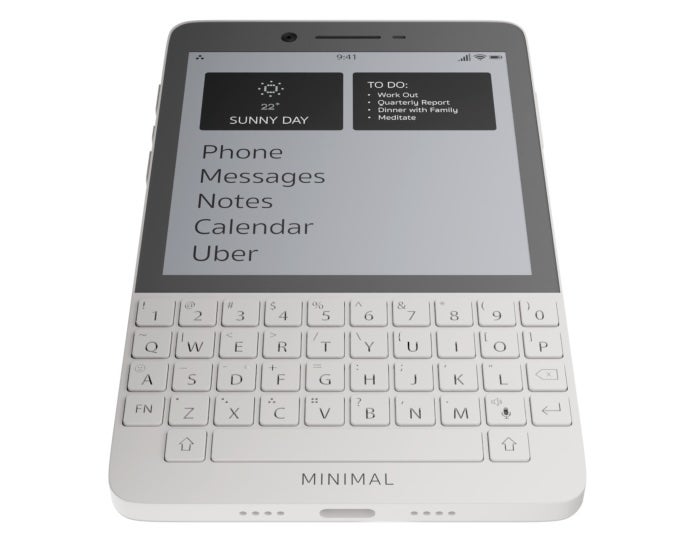 Minimal Phone E-Ink Tastatur