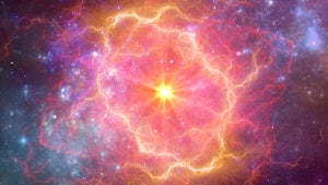 Astronomen erleben live eine Supernova nebst der Geburt eines schwarzen Lochs mit