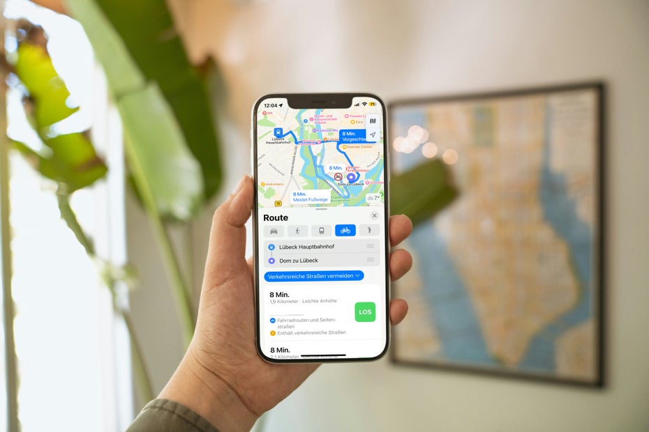 Apple Maps auf einem iPhone.