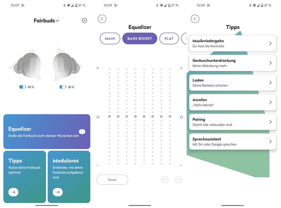 fairbuds smartphone app 1