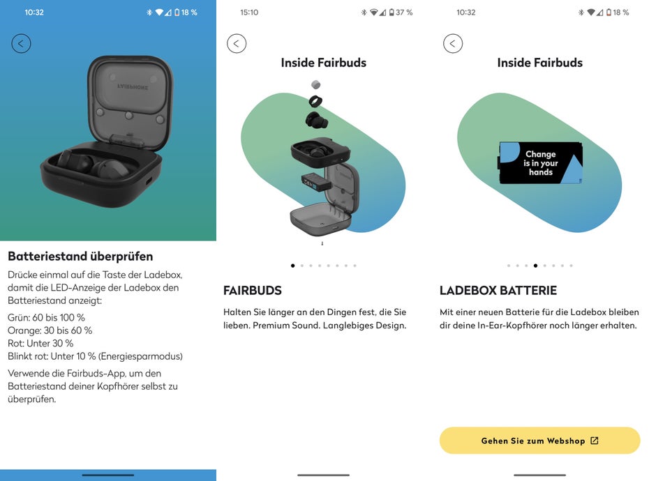 fairphone fairbuds app 2