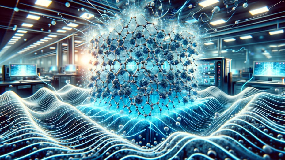 Der Wigner-Kristall ist real. (Foto: Dall-E / t3n) Physiker fotografieren erstmals einen Elektronenkristall und bestätigen 90-jährige Theorie