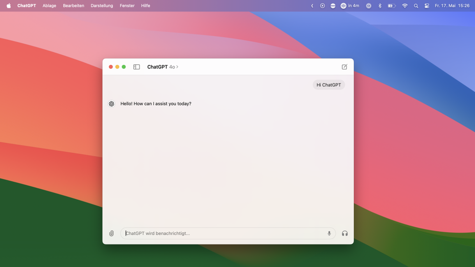 ChatGPT am Mac ausprobiert: Diese Vorteile bringt die neue App