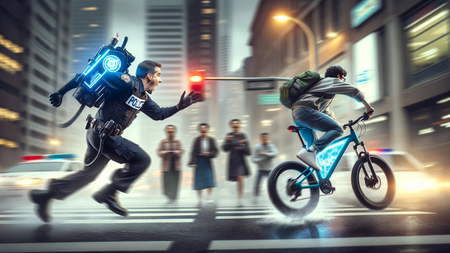 Wie die Ghostbusters: So will die britische Polizei Flüchtige auf E-Bikes und E-Scooter stoppen