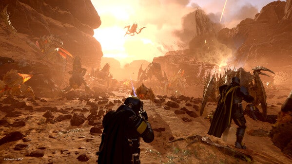 Helldivers 2: Erfolgreicher Widerstand gegen Updatepläne. (Bild: Sony) Helldivers 2 Sony