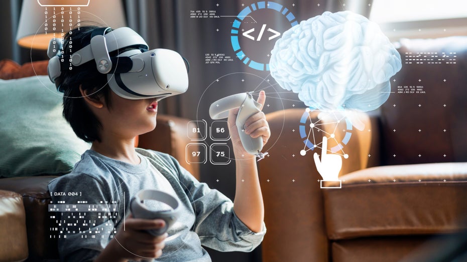 VR-Headsets bergen Risiken für Kinder. (Foto: Whyframe/Shutterstock) Studie zur VR-Nutzung: Was Eltern besorgt – und worüber sie sich Sorgen machen sollten