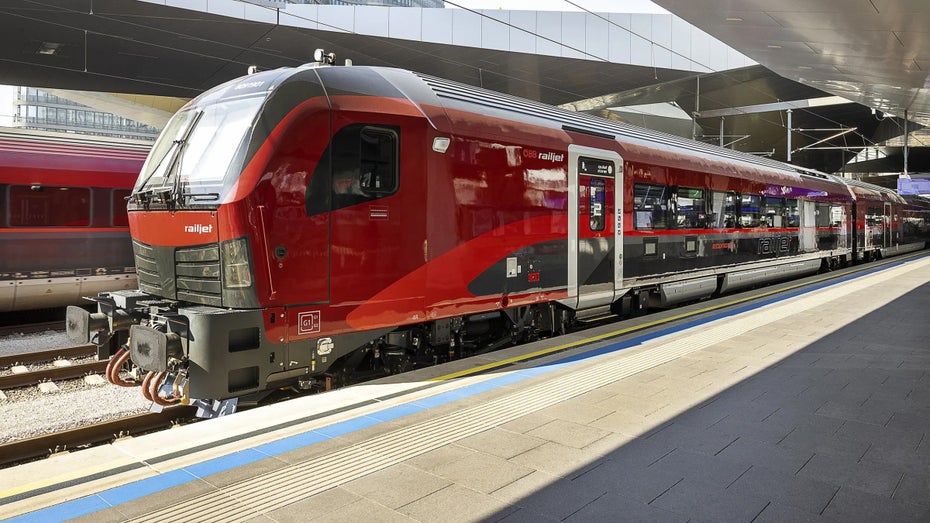 In den Railjet-Zügen der ÖBB kommen 3D-gedruckte Bauteile zum Einsatz. (Foto: ÖBB/Harald Eisenberger) Railjet 3D-Druck OEBB