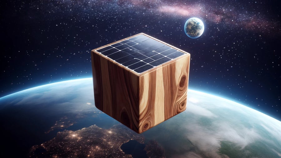 Umweltfreundliche Raumfahrt: Erster Holz-Satellit erfolgreich ins All geschossen
