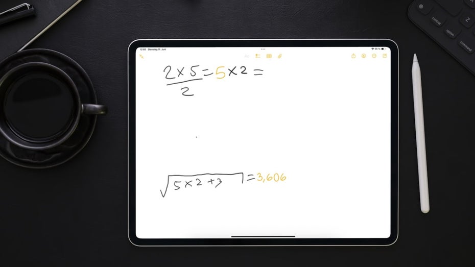 Calculator mit Apple Pen auf dem iPad: Wie es sich anfühlt – und die große Schwäche