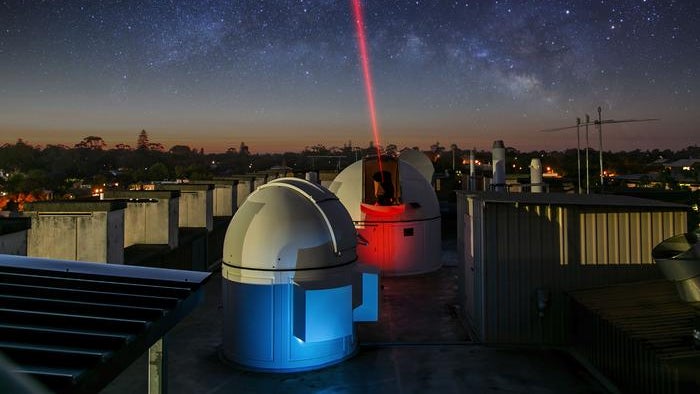 Teranet-Bodenstation Laser