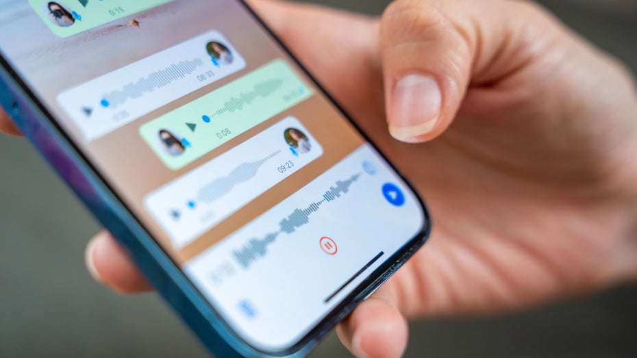 Ein Chat in Whatsapp. (Foto: Tatiana Diuvbanova / Shutterstock) Bots und Betrüger auf Whatsapp melden: So geht’s