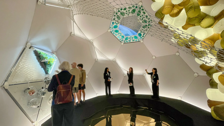 Dieses futuristische Weltraumhabitat soll sich selbst zusammenbauen