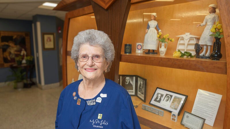 Ein Leben lang glücklich im Job: Ex-Krankenschwester Grace Carr. (Foto: St. Luke's University Health Network) Krankenschwester Karriere