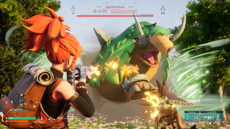 Der Palworld-Entwickler wurde von Nintendo verklagt. (Screenshot: Pocketpair Inc.) Nintendo verklagt Palworld-Macher: Was das für das Indie-Game und seine Spieler bedeuten könnte