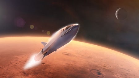 Musk hält an Mars-Plänen fest: Wie SpaceX die Reisezeit zum roten Planeten halbieren könnte
