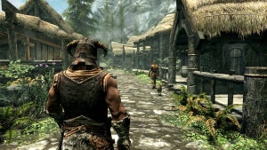 Skyrim-Spieler will höchsten Berg mit Laufband erklimmen – und muss erst ein großes Problem lösen