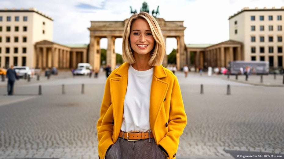 Die KI-Influencerin Emma wurde für die DZT entwickelt. (Foto: DZT / Flovision) KI-Avatar wirbt für Reisen nach Deutschland: Warum Emma zurecht einen Shitstorm erntet