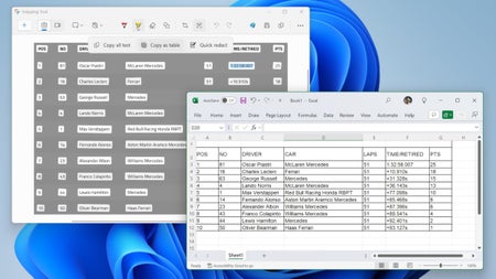 Snipping-Tool: Tabellen aus Screenshots in Text konvertieren - so nutzt du das neue Feature