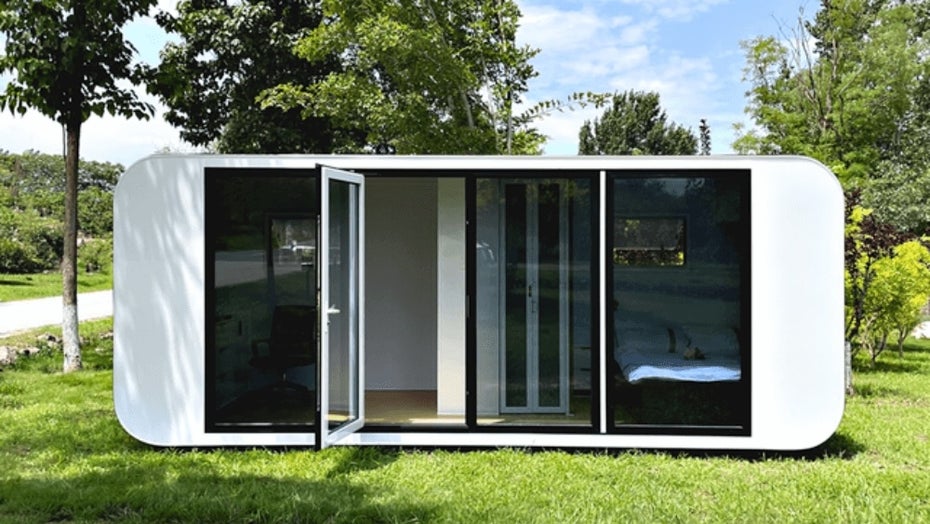 Tiny House: Übergroßes iPhone für den Garten. (Bild: Walmart) Apple Cabin: Dieses Tiny House für deinen Garten sieht ja aus wie ein iPhone
