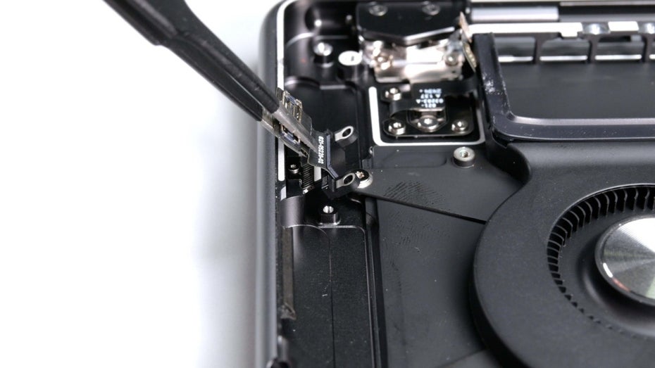 Das Reparieren des Macbook Pro M4 bleibt eine Herausforderung. (Foto: iFixit) Macbook Pro M4 reparieren