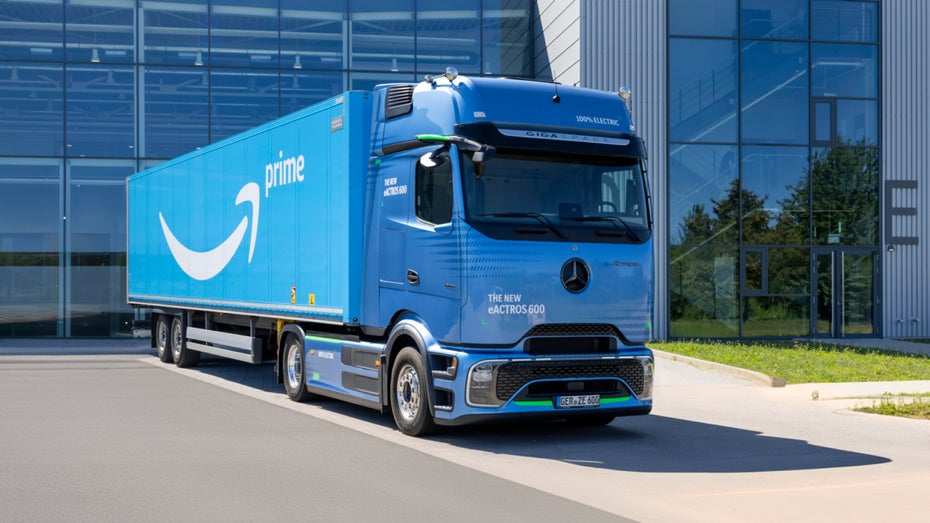 Elektro-Offensive: Amazon investiert in 200 Elektro-Lkw von Daimler