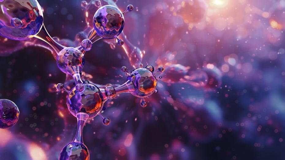 Microsofts generatives KI-Modell MatterGen erstellt keine Bilder, sondern stabile Molekül-Modelle nach Wunsch. (Bild: Corona Borealis Studio/Shutterstock) MatterGen: Microsofts neue KI soll Materialien der Zukunft erschaffen