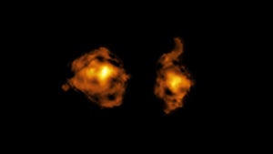 Kosmisches Duell: Quasar-Attacke legt Sternenfabrik lahm