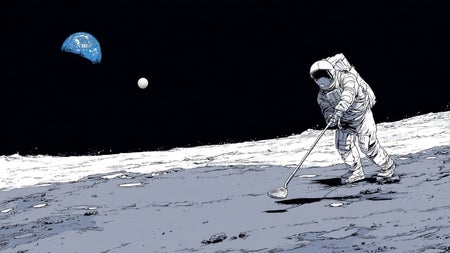 Golfbälle und noch mehr Zeug: Dieses kuriose Inventar menschlicher Spuren liegt auf dem Mond